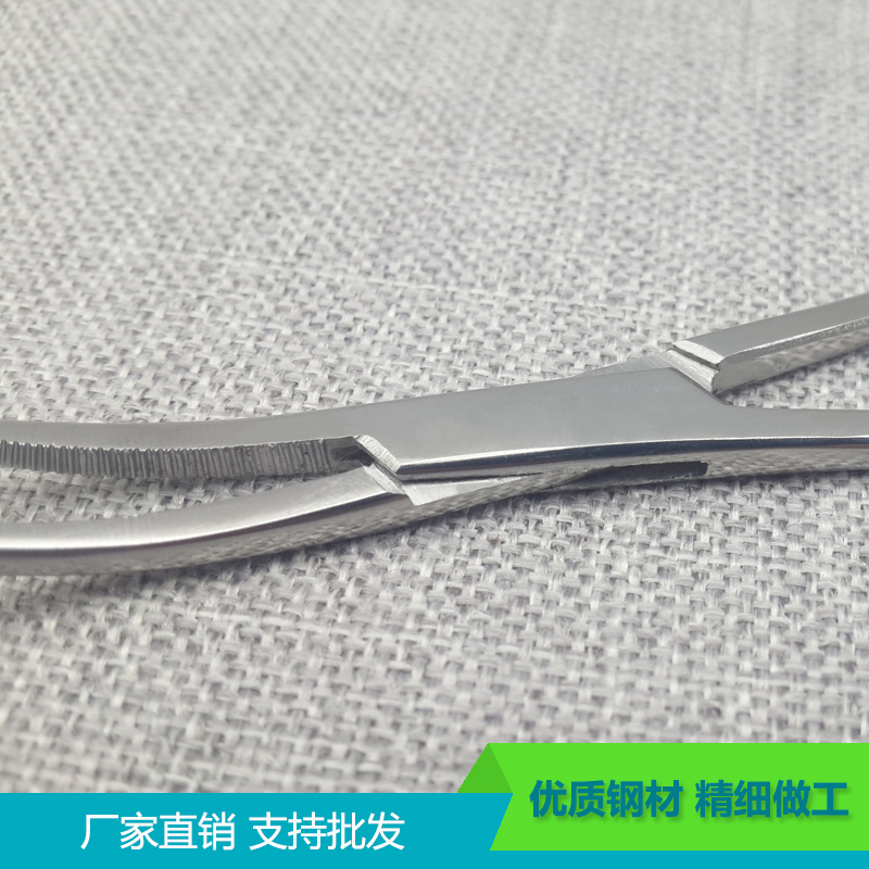 不锈钢止血钳加长钳子24拔火罐宠物大号30cFm弯头35cm直头45cm60c
