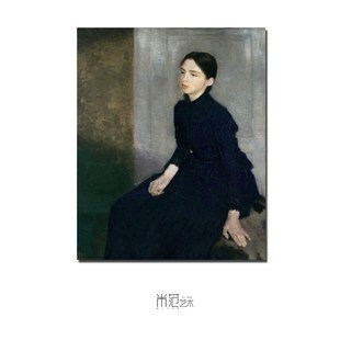 威尔汉姆哈默修伊小众艺术画办公室油画客厅P装饰画餐厅玄关挂