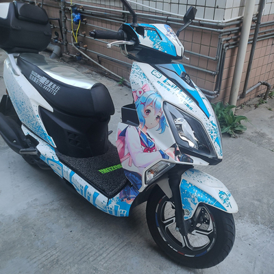 铃木UY125贴纸改装贴花防水贴画全车保护贴膜车身装饰碳纤贴拉花