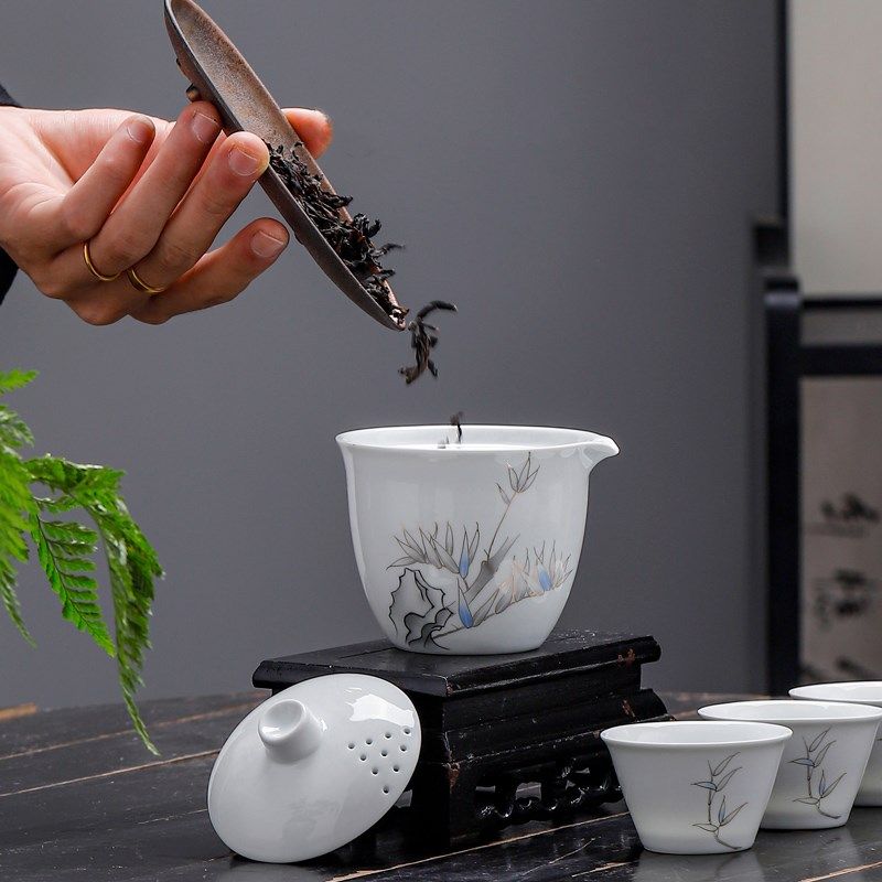 便捷式陶瓷快客杯户外旅行茶具小套装一壶三杯车载随身泡茶收纳包,餐饮具,旅行茶具,淘宝优惠券,粉丝福利购,淘宝优惠卷