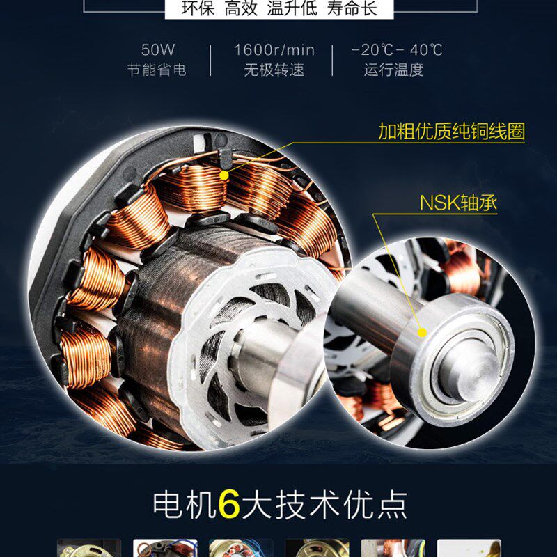 16寸窗式抽风机厨房排风扇强力油烟机工业排气扇商用换气扇400