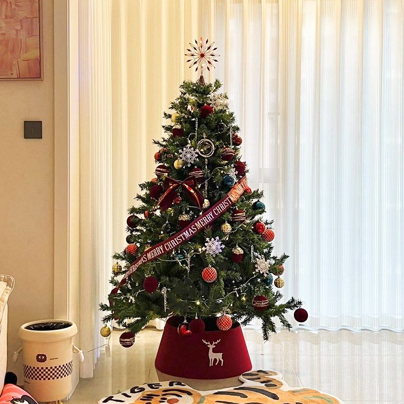 圣诞节装饰品2024新款圣诞树客厅家用高级感安可拉红配饰挂件套餐,节庆用品/礼品,圣诞装饰品,淘宝优惠券,粉丝福利购,淘宝优惠卷