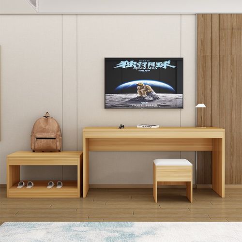 酒店宾馆电视柜行李柜组合旅馆民宿专用桌子定制标间全套卧室长桌