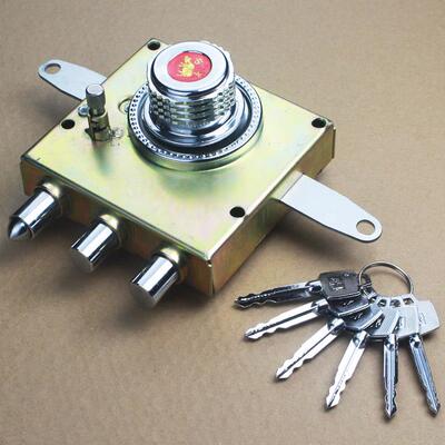 老式防盗门自动碰锁可换佳卫宏升新多航鹰石牛可升级C级叶片锁芯