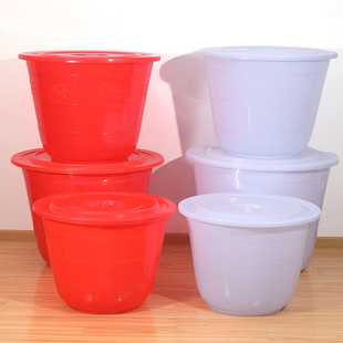 大水缸塑料加厚水桶家用储水用带盖子特大号经济型酵素桶发酵桶大