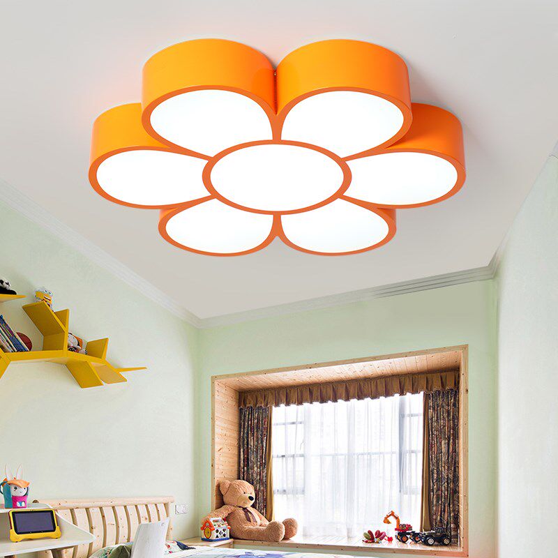 幼儿园卡通吊灯儿童房灯女孩卧室灯创意花朵培训机构教室母婴店灯