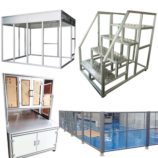 铝型材4040重型防静电工作台气机实验室框架组装 2020t形合金40x40