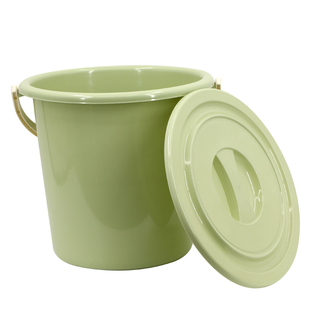 彩色塑料水桶清洁提水桶物业环卫洗车桶加厚塑料桶颜色随机16L