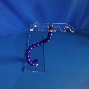 新型麻醉呼吸回路管架 万向型可旋转医院用蓝色螺纹管支架可