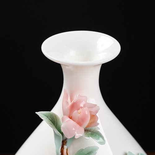 花花富贵花瓶陶瓷轻摆件客厅插花现代开奢卧室艺术装饰品