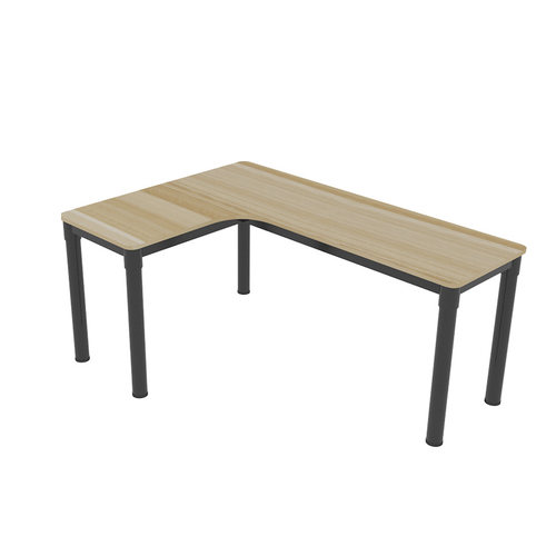 简易台式电脑桌L型转角办公桌T型拐角书桌家用卧室学习写字台单人