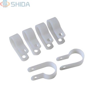 配线固定纽 1000个 电线固定扣 线扣线卡6.4mm 包 压线扣 R型线夹