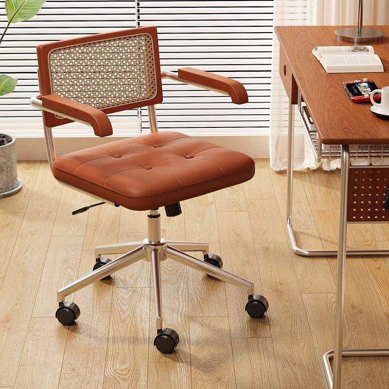 子楠藤编电脑椅中古风家用学习椅旋转椅子办公室复古座椅,金属材料及制品,金属加工件/五金加工件,淘宝优惠券,粉丝福利购,淘宝优惠卷