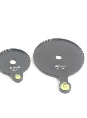 众杰 FITTEST 铝合金材料，三脚架 外置 水平仪 连接盘 内径76mm