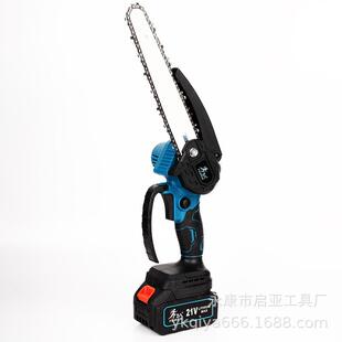 充电式大功率电锯8寸单手持电链锯无刷高速锂电锯8寸家用直发