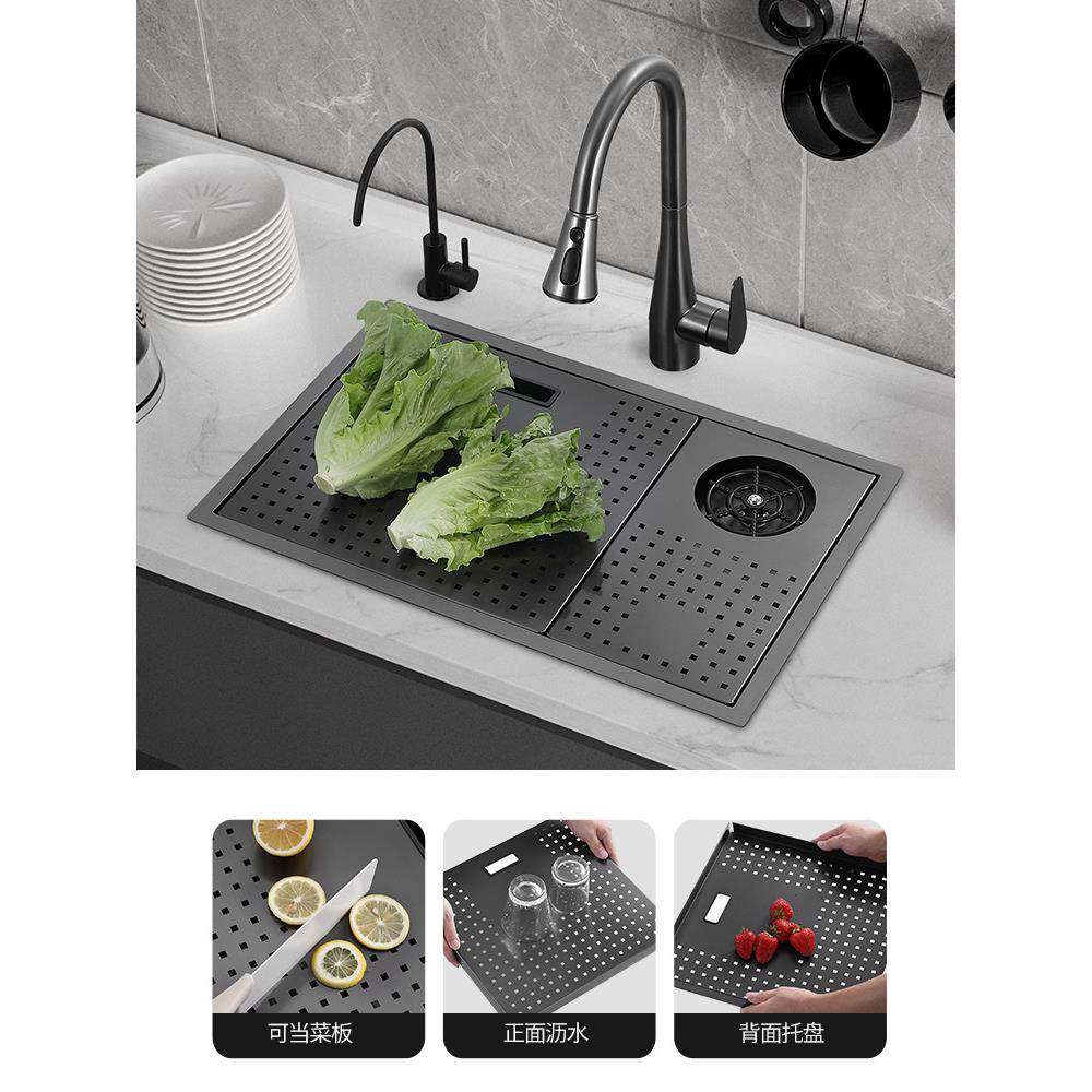 0WYV304不锈钢隐藏式中岛吧台水槽带盖板洗杯器单槽迷你小号洗菜,智能设备,其他智能设备,淘宝优惠券,粉丝福利购,淘宝优惠卷