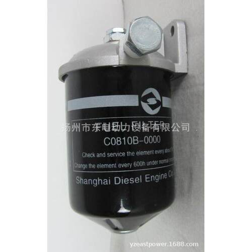 6135G128柴油发电机组燃油滤清器总成C0810B-0000柴油滤芯柴油格