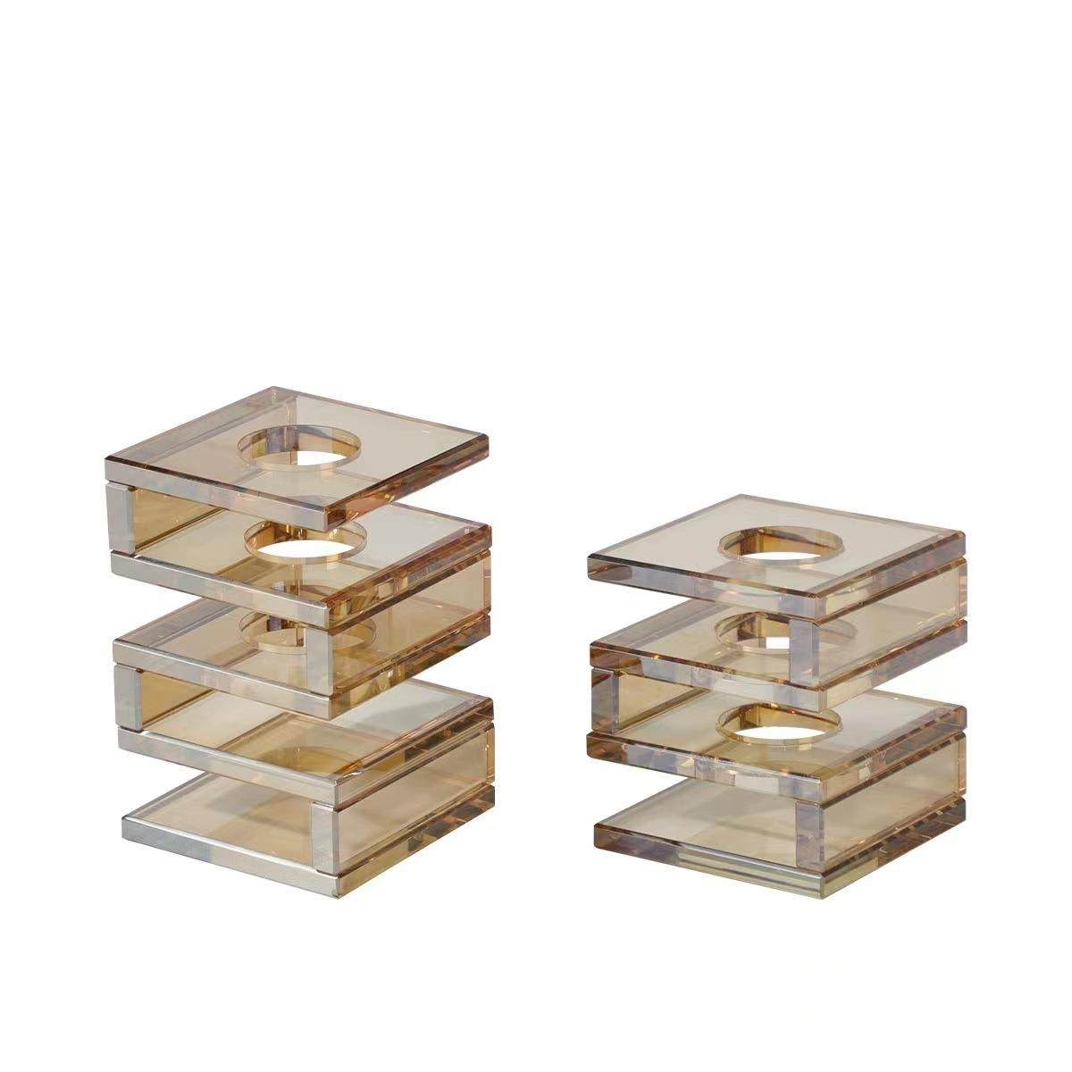 现代简约方形烟灰茶色几何水晶花瓶居家客厅桌面插花器软装装饰品,清洗/食品/商业设备,风口/风叶/风机配件,淘宝优惠券,粉丝福利购,淘宝优惠卷