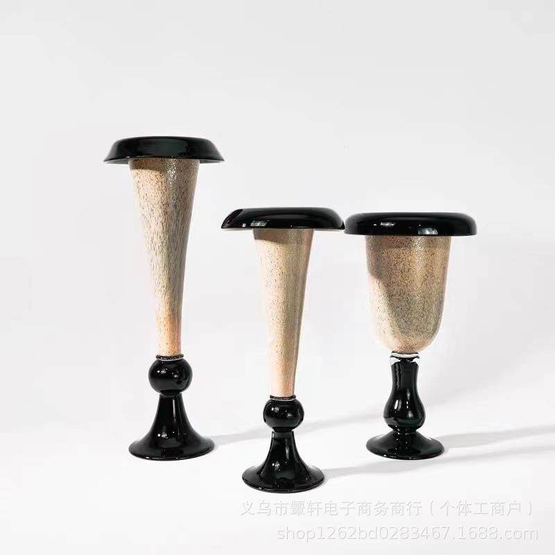 中古诧寂小众高级艺术插花瓶手工琉璃玻璃花器民宿样板房轻奢摆件,清洗/食品/商业设备,风口/风叶/风机配件,淘宝优惠券,粉丝福利购,淘宝优惠卷