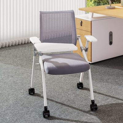 培训椅带桌板折叠带轮员工椅会议室椅子培训机构椅子办公椅会议椅