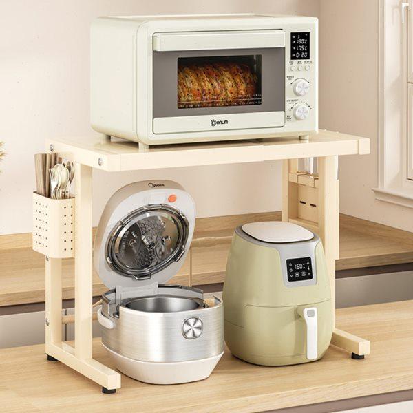 可伸缩微波炉置物架厨房烤箱架台面多功能家用电饭煲收纳专用支架,厨房/烹饪用具,微波炉置物架,淘宝优惠券,粉丝福利购,淘宝优惠卷