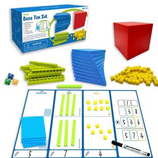 数学加减法进阶教具个十百千十进制运算立体方块计算形象化工具