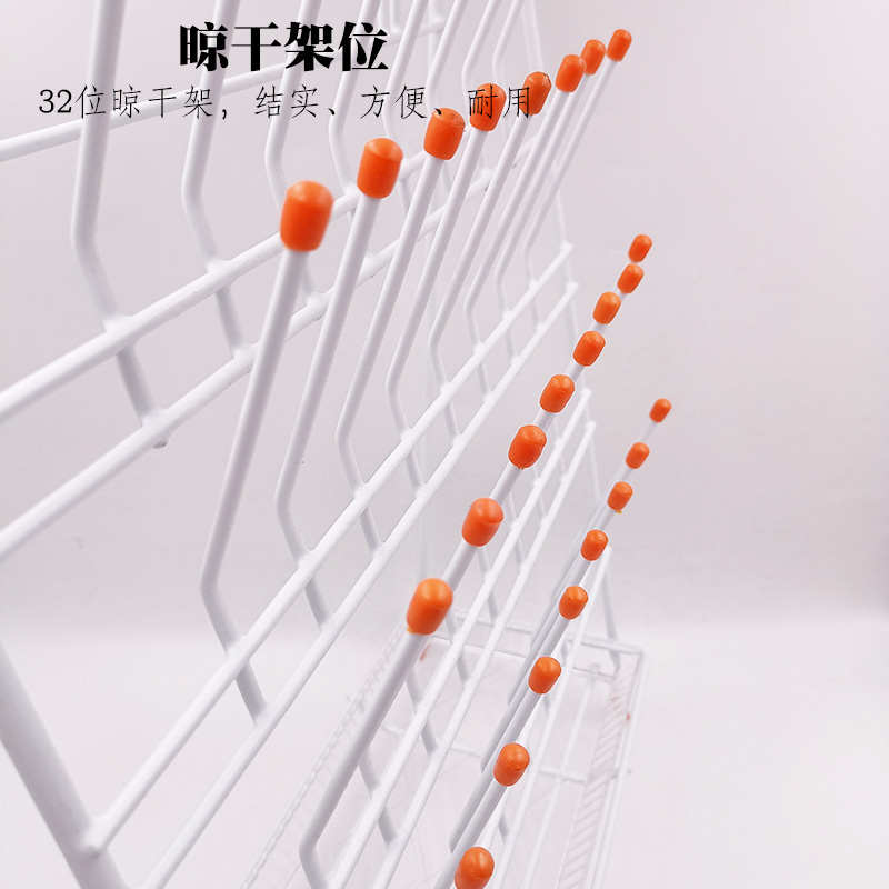实验室滴水架沥水架晾瓶架多用单面32位玻璃仪R器清洗后沥干收纳