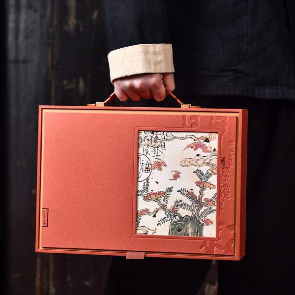 中式茶饼包装盒礼盒空盒福鼎白茶普洱寿眉357克精美单饼茶盒定制,包装,茶叶包装,淘宝优惠券,粉丝福利购,淘宝优惠卷