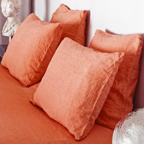 纯苎麻亚麻信封枕套床单家纺床上用品三件套拼选抗菌防螨吸汗