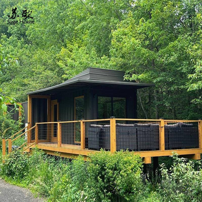 厂家直销预制模块化钢结构集装箱改造创意住人民宿酒店设计施工