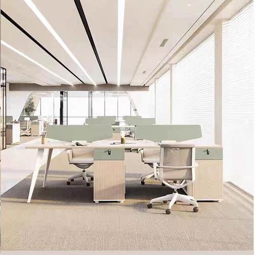 江西职员办公桌员工桌屏风桌隔断电脑桌卡座椅组合简约现代书桌