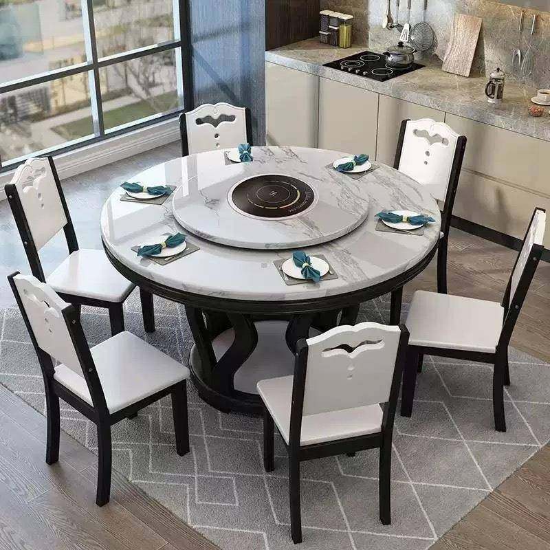 亮光岩板餐桌圆形现代意大利轻奢风意式极简大理石圆桌带转盘,自行车/骑行装备/零配件,更多零件/配件,淘宝优惠券,粉丝福利购,淘宝优惠卷