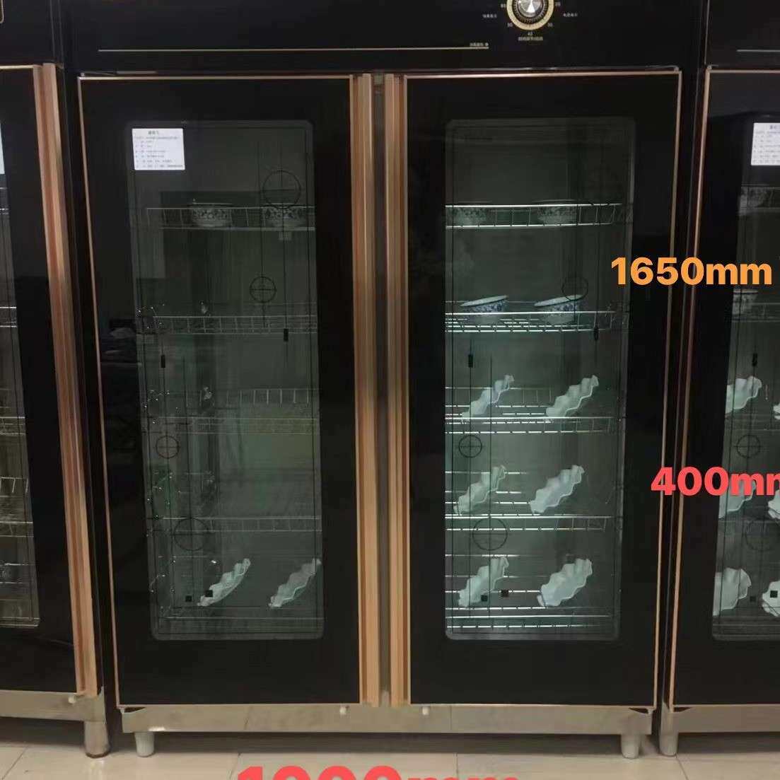 商用消毒柜全无磁厨房双门消毒柜商用大型消毒碗柜餐具配餐柜酒店