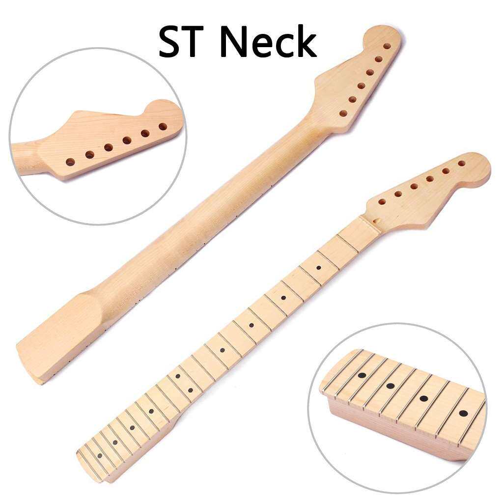 琴颈 22品 枫木指板电吉他琴颈柄for Fender ST Strat 不带背中线