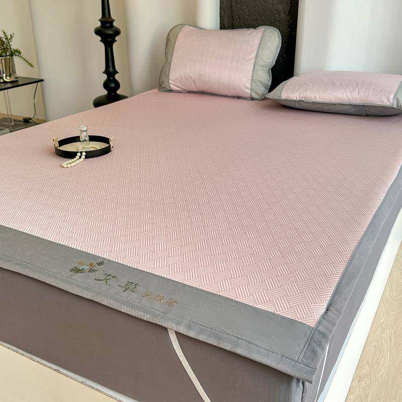 夏季新款凉感水洗冰晶冰丝席刺绣无纺布床席款床笠款可水洗三件套,3C数码配件,其它配件,淘宝优惠券,粉丝福利购,淘宝优惠卷