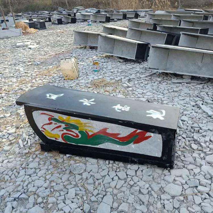 厂家迁坟石棺 花岗岩石棺材 石头雕刻殡葬用品龙凤石棺材