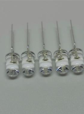 F5mm圆头白光高显高亮灯珠摄影补光灯专用LED光源大于95显指灯珠