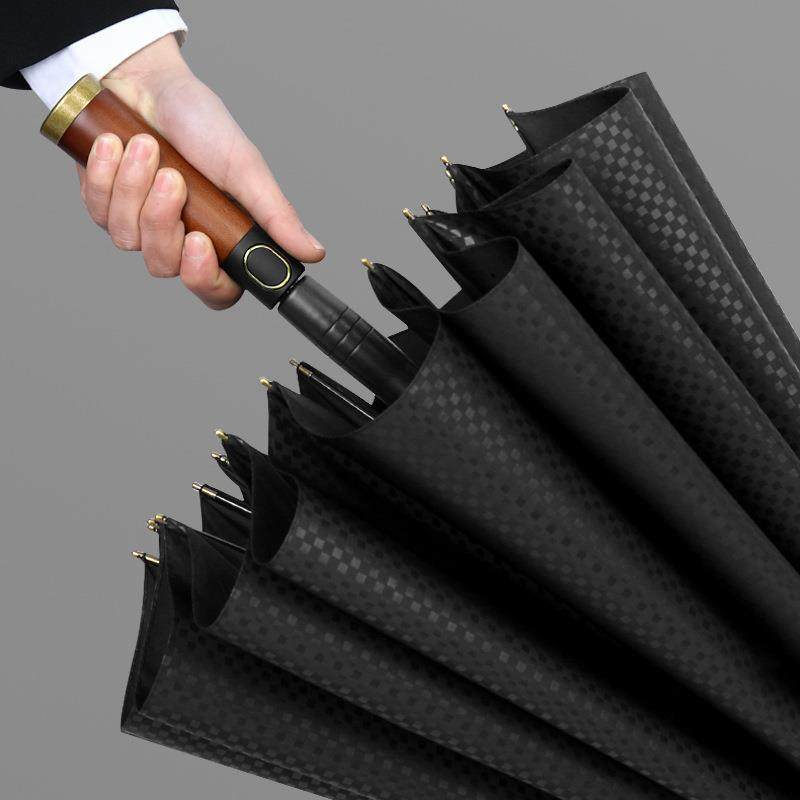 复古轻奢16骨直柄雨伞长柄抗强风双人暴风雨专用莲花骨120cm大伞,清洗/食品/商业设备,风口/风叶/风机配件,淘宝优惠券,粉丝福利购,淘宝优惠卷