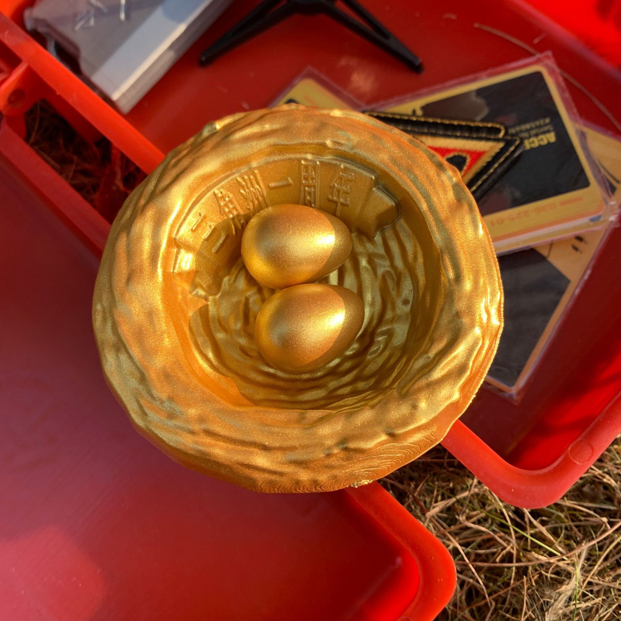 三角洲游戏行动周边手办模型道具黄金一周年鸟蛋鸟窝玩具打印摆件