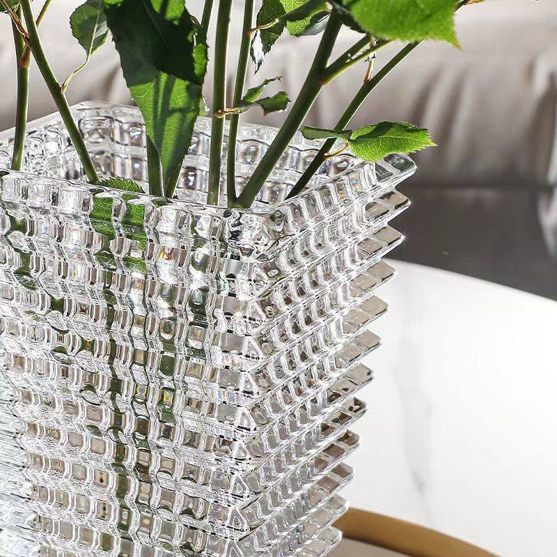 新款巴卡拉花瓶 轻奢风花瓶摆件客厅插花玻璃ins 透明玻璃花瓶,鲜花速递/花卉仿真/绿植园艺,花瓶,淘宝优惠券,粉丝福利购,淘宝优惠卷