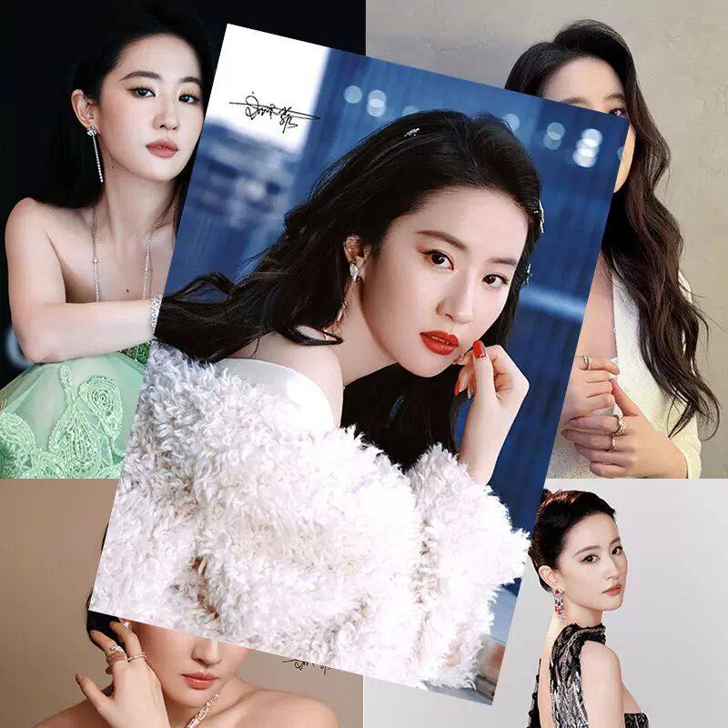 刘亦菲新款海报 明星周边写真照片同款亲笔签名宿舍墙贴卧室壁纸,模玩/动漫/周边/娃圈三坑/桌游,海报/色纸,淘宝优惠券,粉丝福利购,淘宝优惠卷