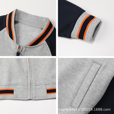 男女童套装棒球服外套儿童运动服加绒冬装中小学生校服套装