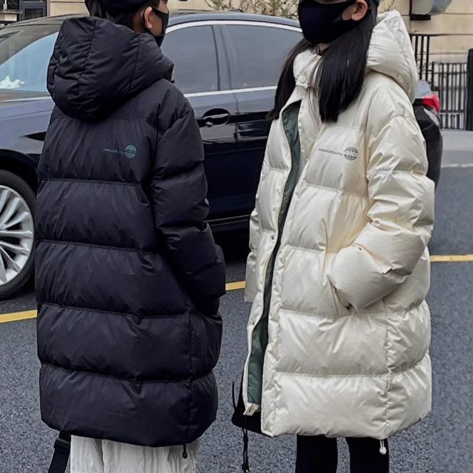 2025新款儿童羽绒服女童男童中长款过膝极寒加厚保暖洋气冬装外套