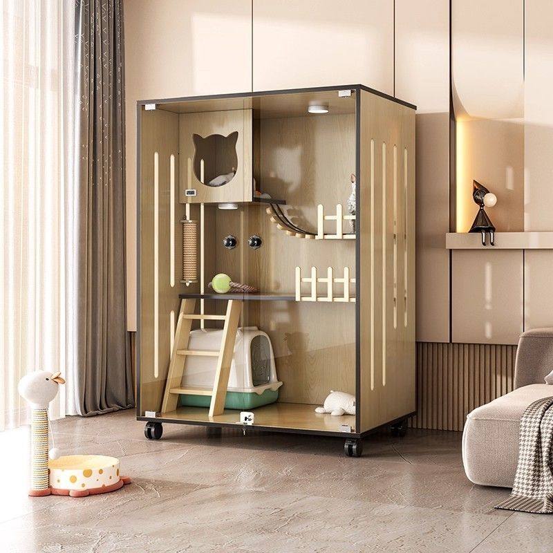 全景猫别墅猫笼家用室内超大自由空间室内多层猫舍猫房屋宠物柜子,宠物/宠物食品及用品,猫笼子/猫别墅,淘宝优惠券,粉丝福利购,淘宝优惠卷