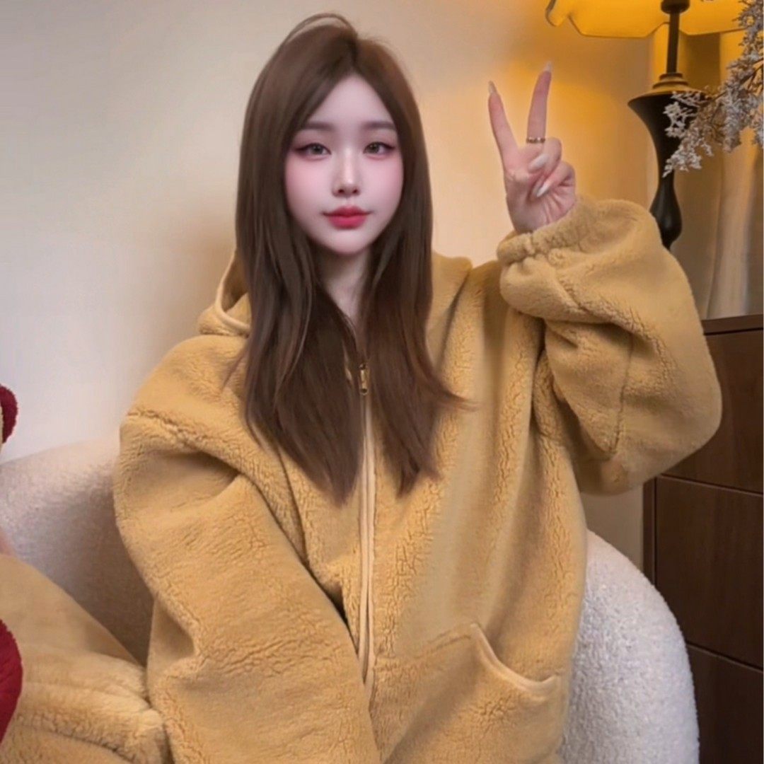 2025新款冬季加绒加厚连帽可外穿家居服睡衣套装时尚女装,女士内衣/男士内衣/家居服,睡衣/家居服套装,淘宝优惠券,粉丝福利购,淘宝优惠卷