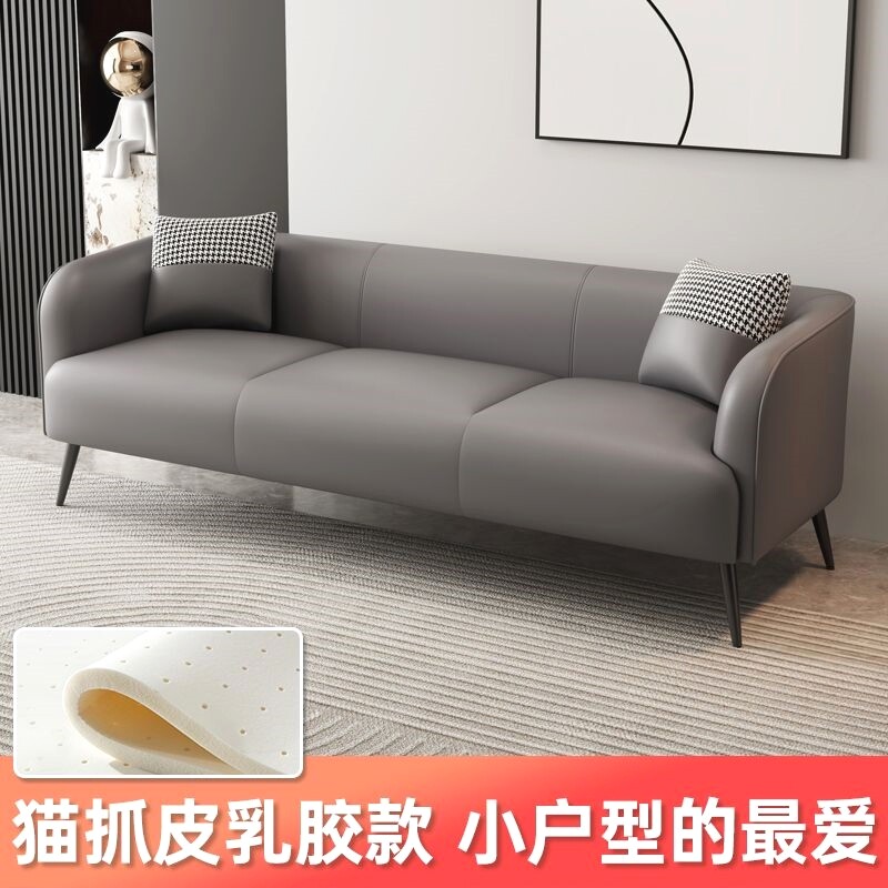 整装科技布艺沙发小户型北欧双人两三人客厅出租房公寓网红款简易