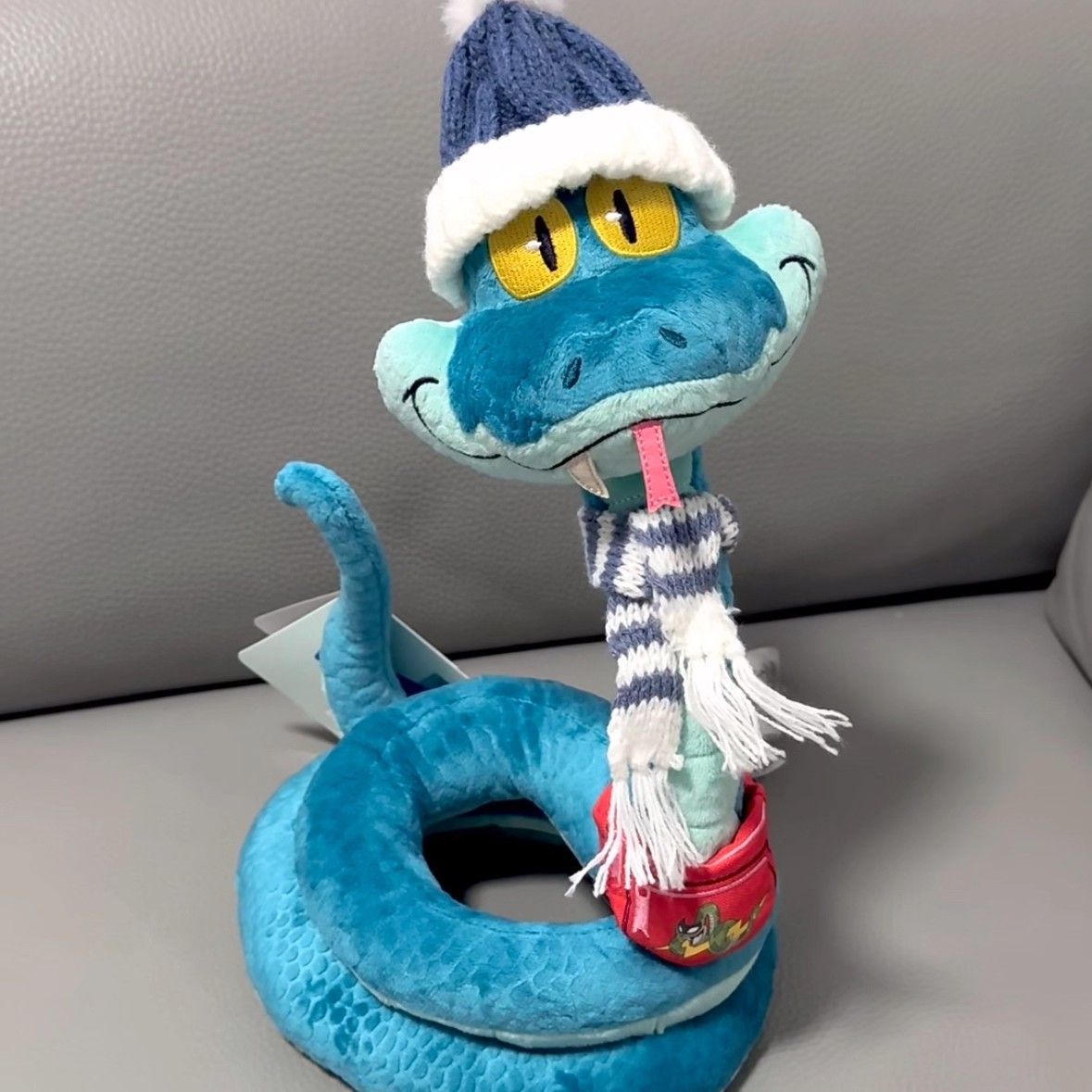 电影动物城2盖瑞一条蛇毛绒玩偶仿真动物公仔定制挂件围巾装饰