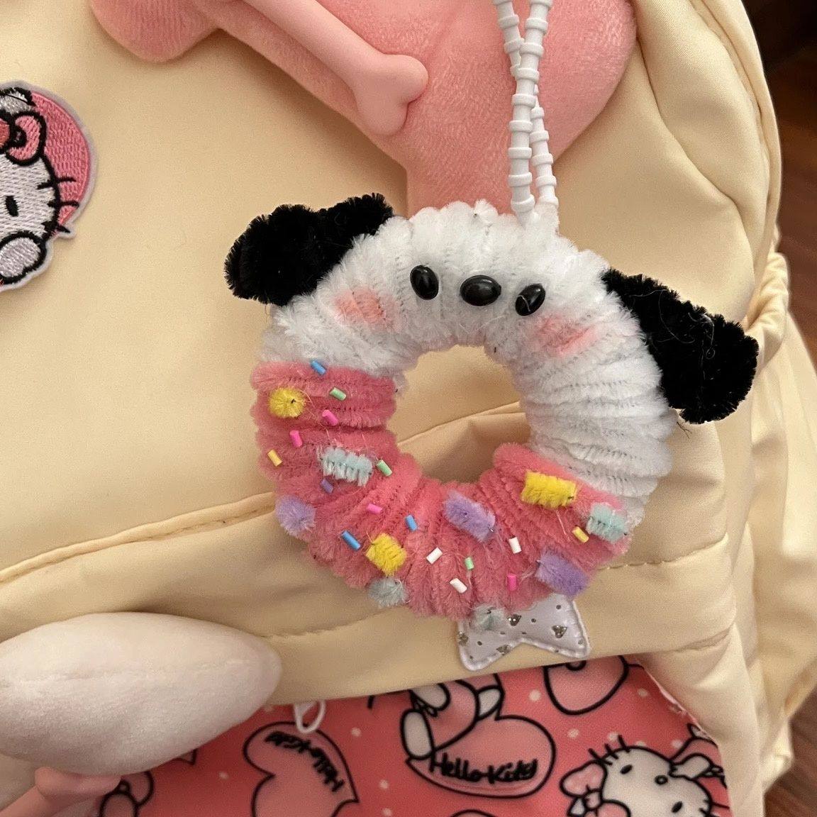 抖音同款小众帕恰狗扭扭棒甜甜圈扭扭棒挂件diy材料包钥匙扣,节庆用品/礼品,钥匙扣,淘宝优惠券,粉丝福利购,淘宝优惠卷