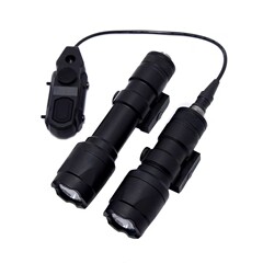 跨境M300/M600C下挂强光手电筒户外战术LED白光爆闪鼠尾手电配件