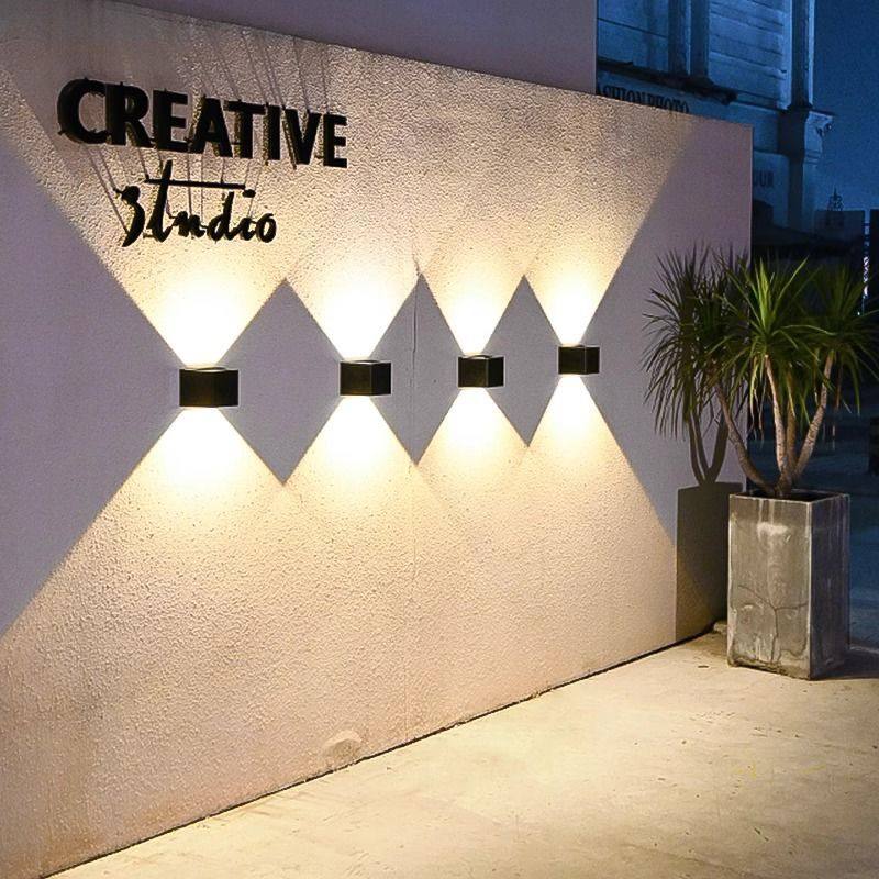 太阳能户外壁灯别墅庭院围墙灯走廊过道装饰灯防水免布线洗墙灯,家装灯饰光源,景观庭院灯饰,淘宝优惠券,粉丝福利购,淘宝优惠卷